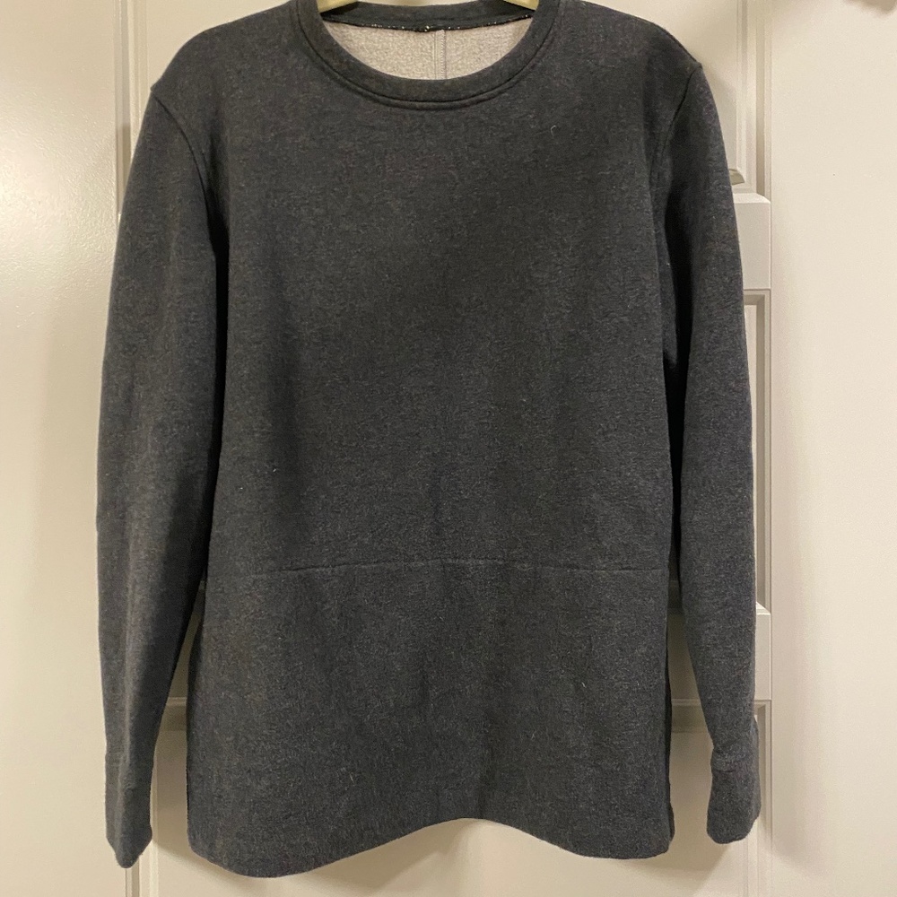 Lululemon pullover with zipper detailing